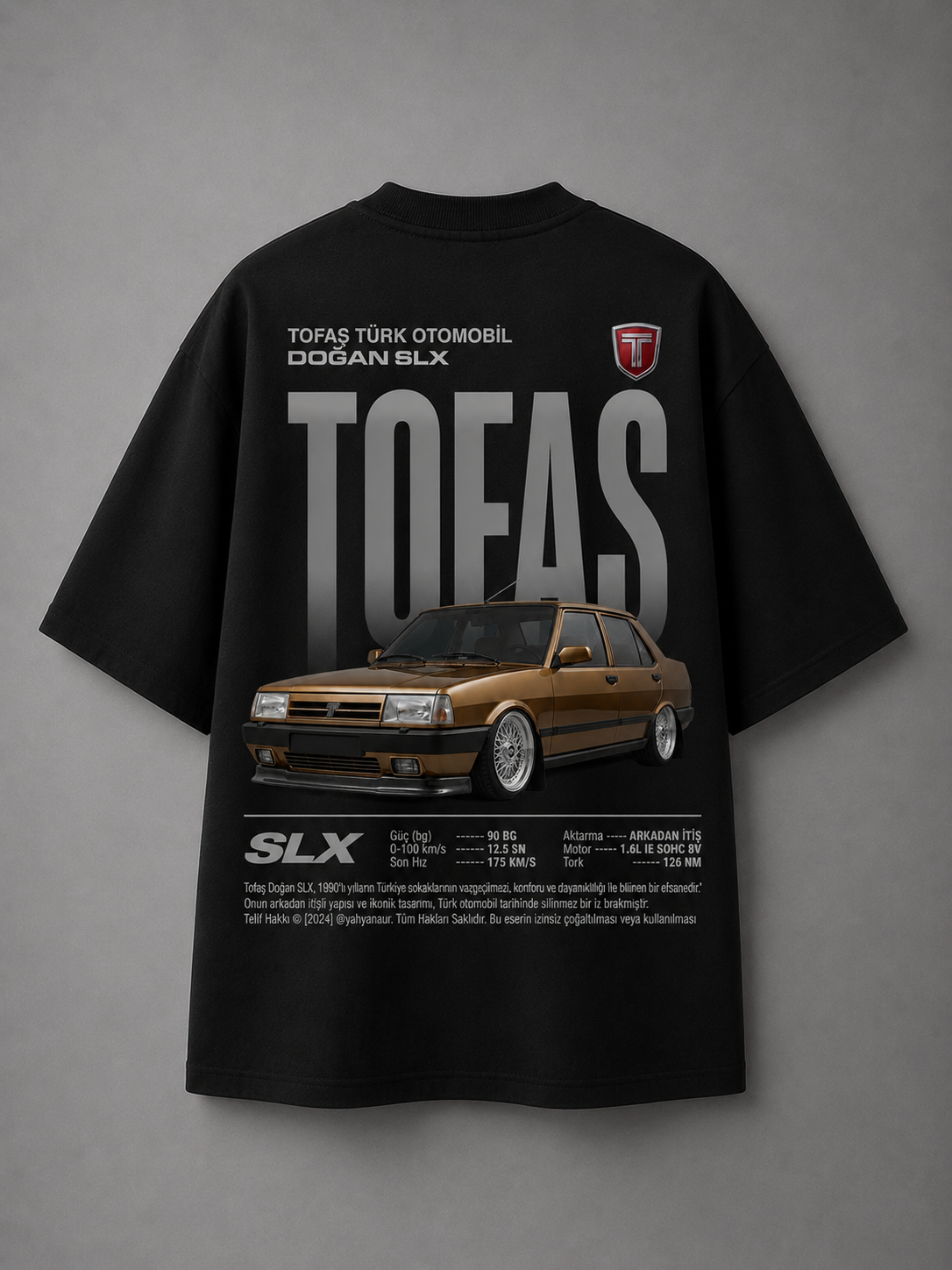 Tofaşk SLX Premium Oversize Tişört