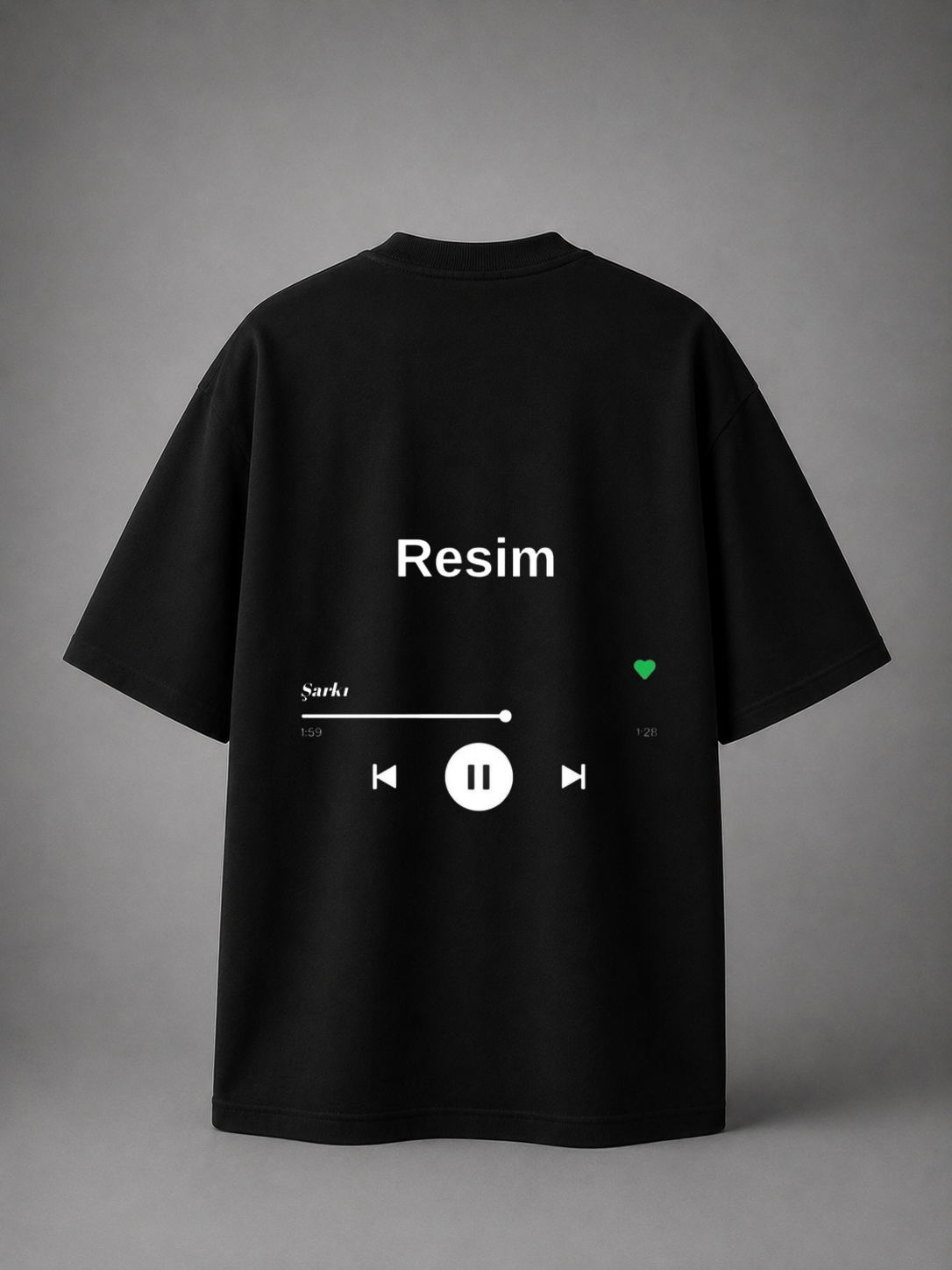 Kişiye Özel Premium Oversize Tişört