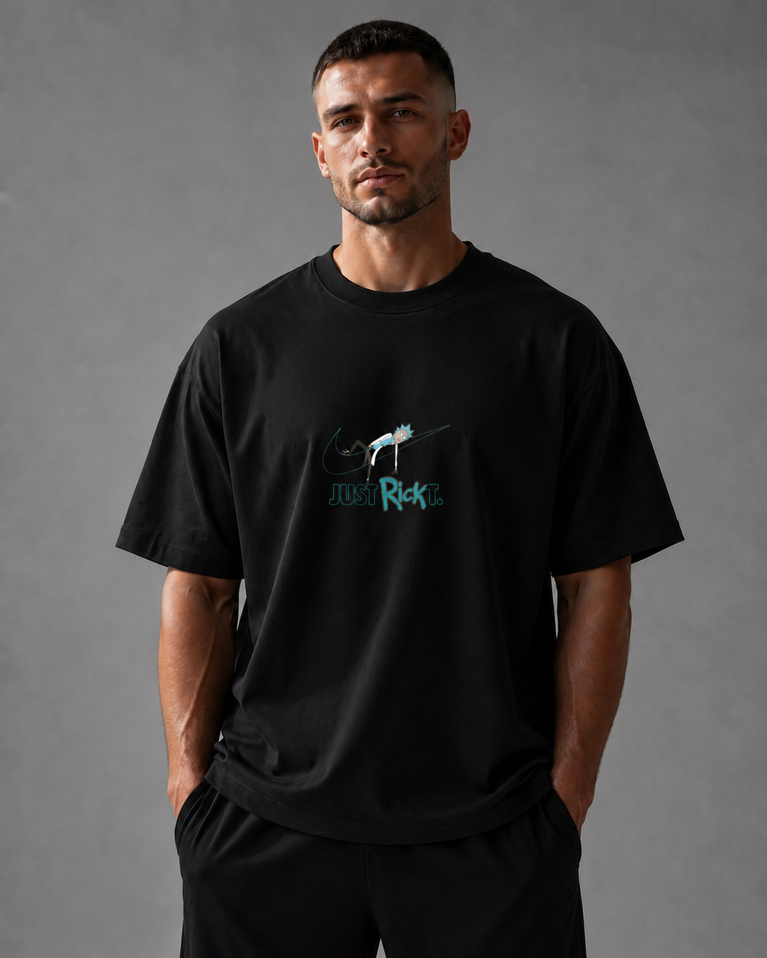 Rick Science Premium Oversize Tişört