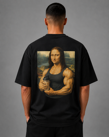 Gym Mona Lisa Oversize Premium Tişört