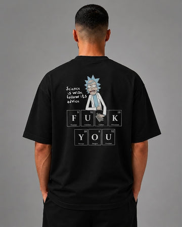 Rick Science Premium Oversize Tişört